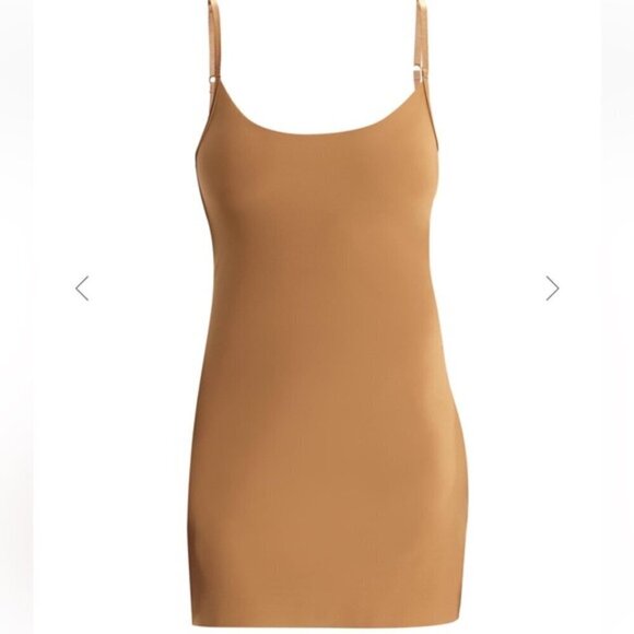 Commando new without tags midi Cami slip shapewear caramel colour size S/M - Picture 9 of 9